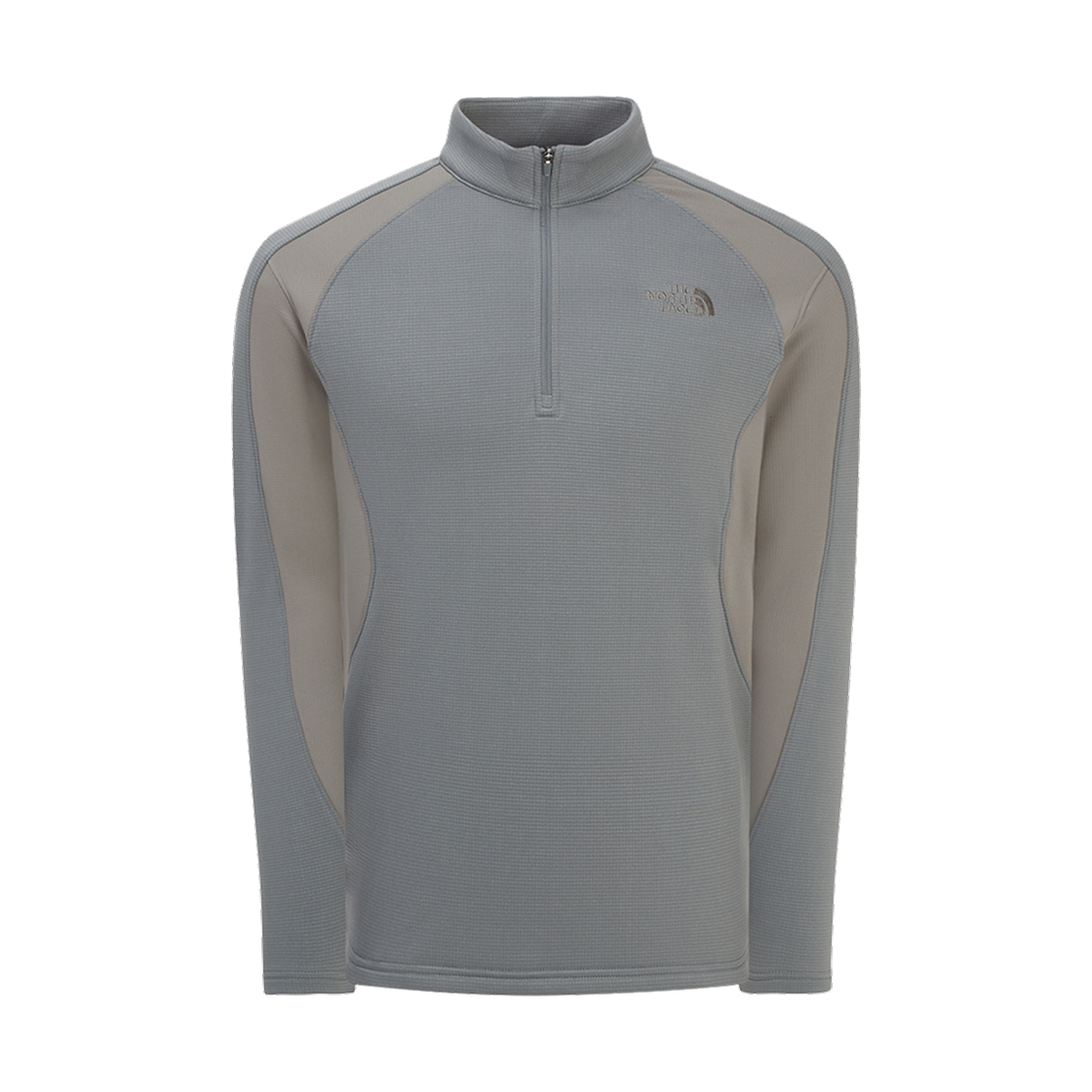 NT7LR52B The North Face Andino L/S Zip T-Shirt Gray - 25FW