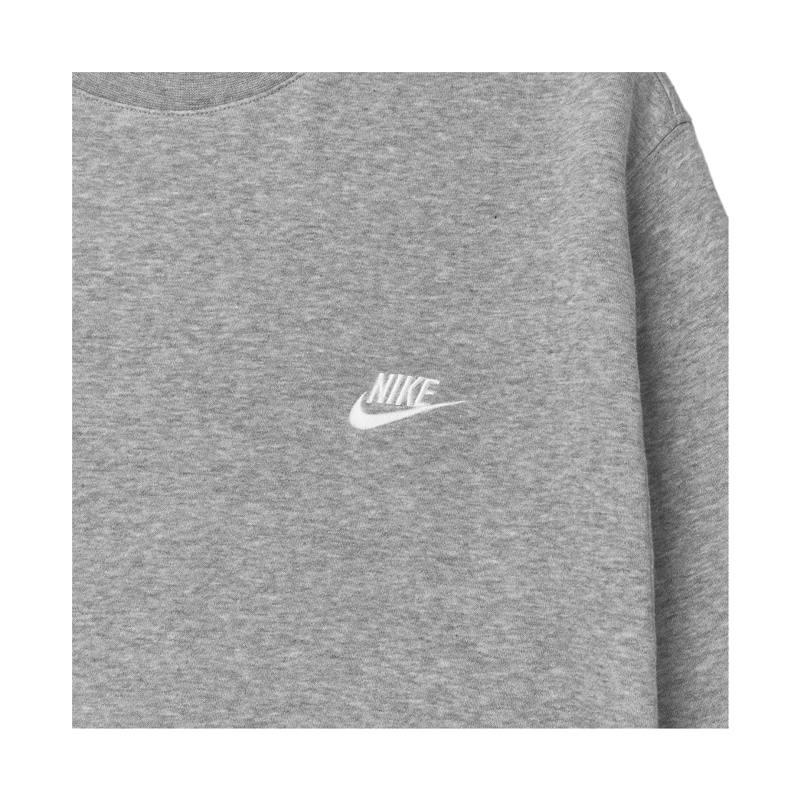 나이키 NSW 클럽 플리스 크루 스웨트셔츠 다크 그레이 헤더 - US/EU(Nike NSW Club Fleece Crew Sweatshirt Dark Grey Heather - US/EU) - 3