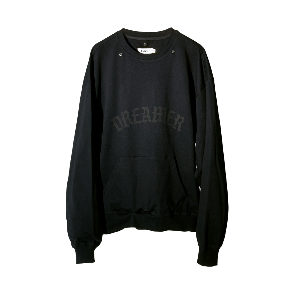 코드 드리머 스웻 셔츠 블랙(Cord Dreamer Sweat Shirt Black)