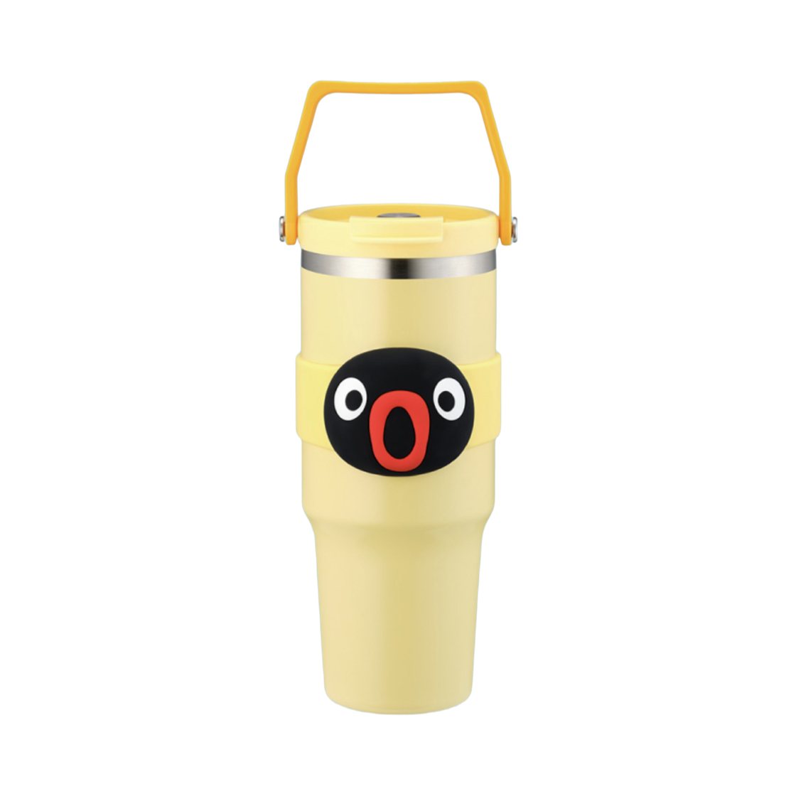 투썸 플레이스 x 핑구 핸들 텀블러 버터 옐로우(A Twosome Place x Pingu Handle Tumbler Butter Yellow)