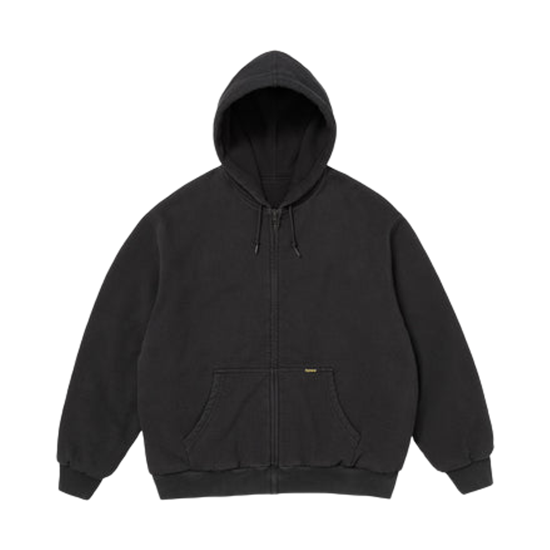 - Supreme Reversible Work Zip Up Hooded Sweatshirt Black - 25FW