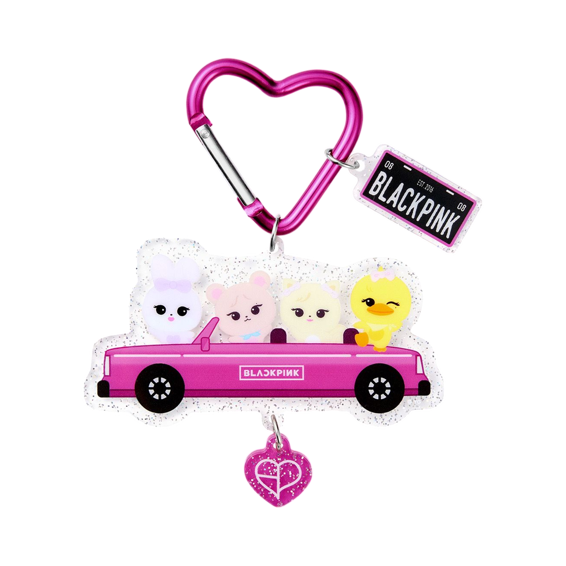 블랙핑크 뛰어 캐릭터 아크릴 키링(Blackpink Jump Character Acrylic Keyring) - 1