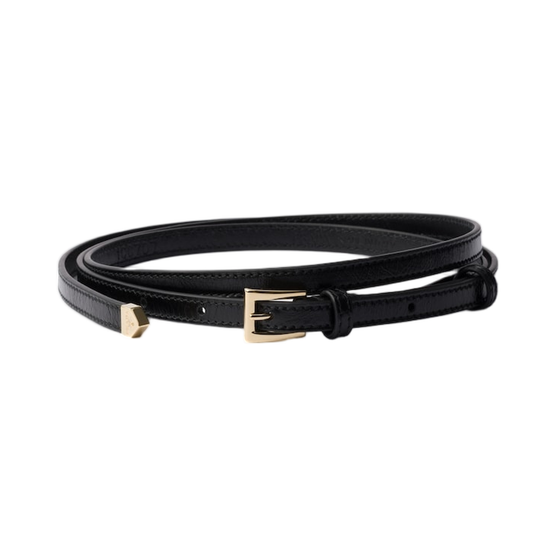 1CC707-2CYR-F0002 (W) Prada Leather Belt Black