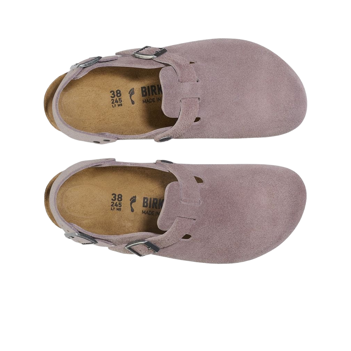 버켄스탁 토키오 스웨이드 레더 페이디드 퍼플 - 내로우(Birkenstock Tokio Suede Leather Faded Purple - Narrow) - 2