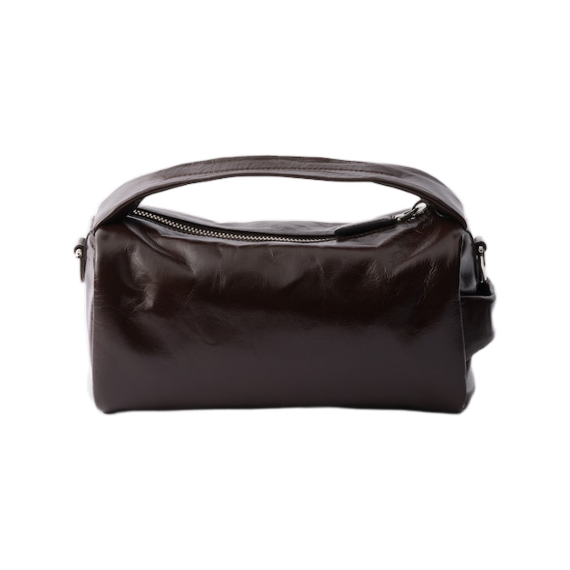 프라다 레더 숄더백 다크 브라운(Prada Leather Shoulder Bag Dark Brown) - 2