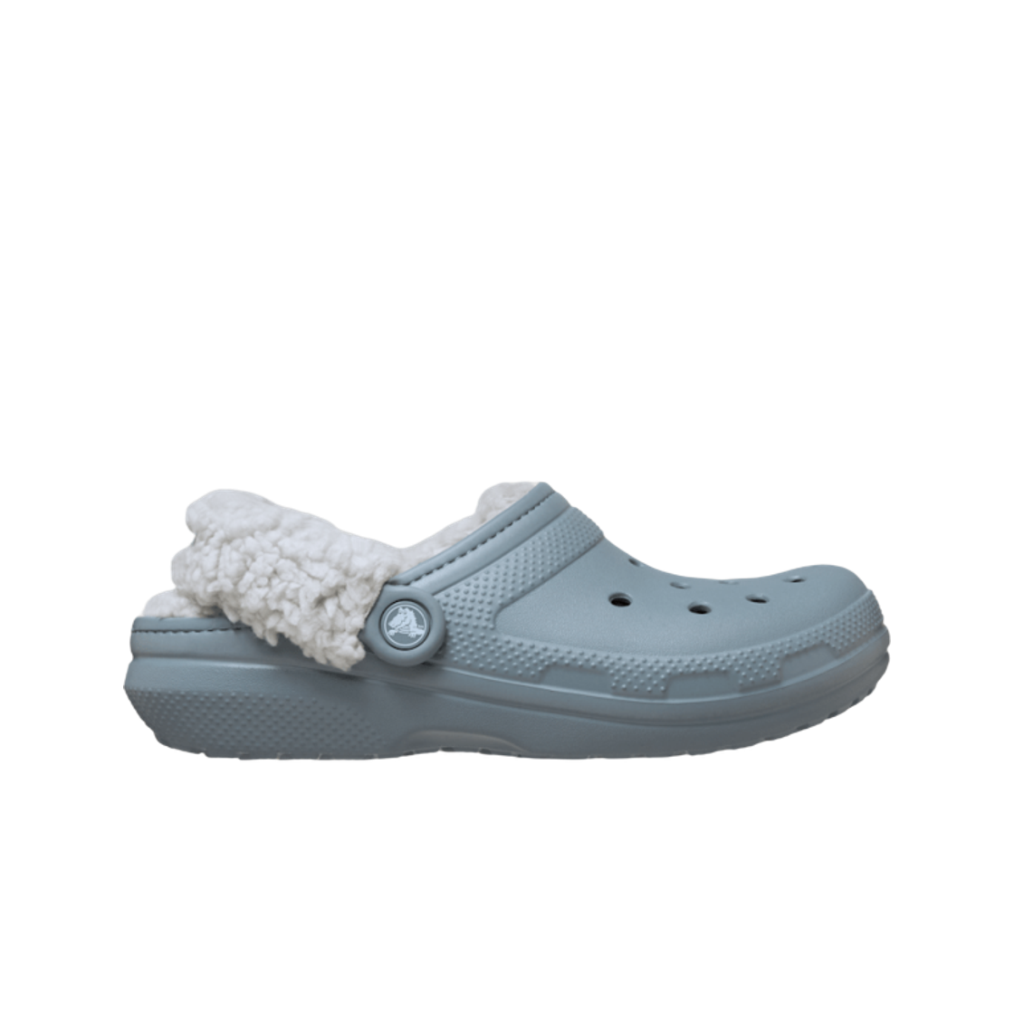 211396-0Z3 Crocs Classic Fleece Lined Clog Concrete