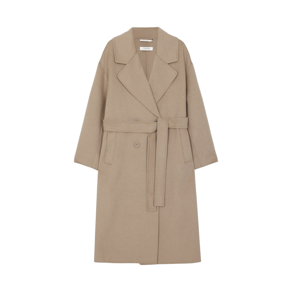(W) S 막스마라 헬러 버진 울 코트 베이지((W) S Max Mara Heller Virgin Wool Coat Beige) - 1
