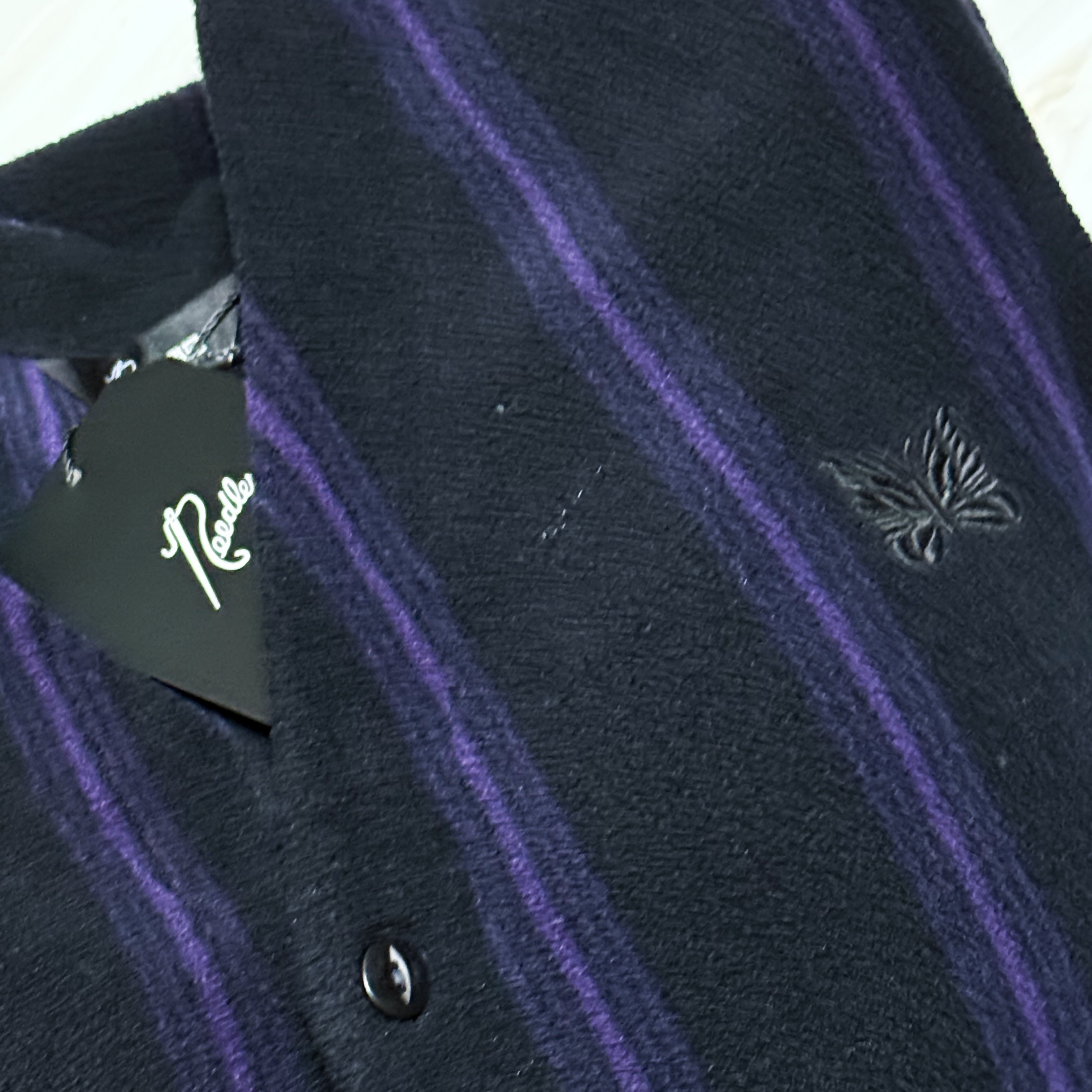 Uniqlo x Needles Fleece Oversized Cardigan Black - KR 착용 스타일 - 1