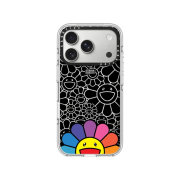 Casetify x Murakami Takashi iPhone Smile Rainbow Impact Case Clear
