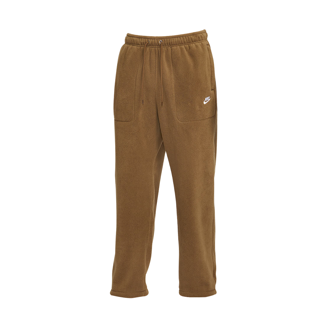 HV1349-235 Nike NSW Club Winterized Trousers Mosswood Brown Campfire Orange - Asia