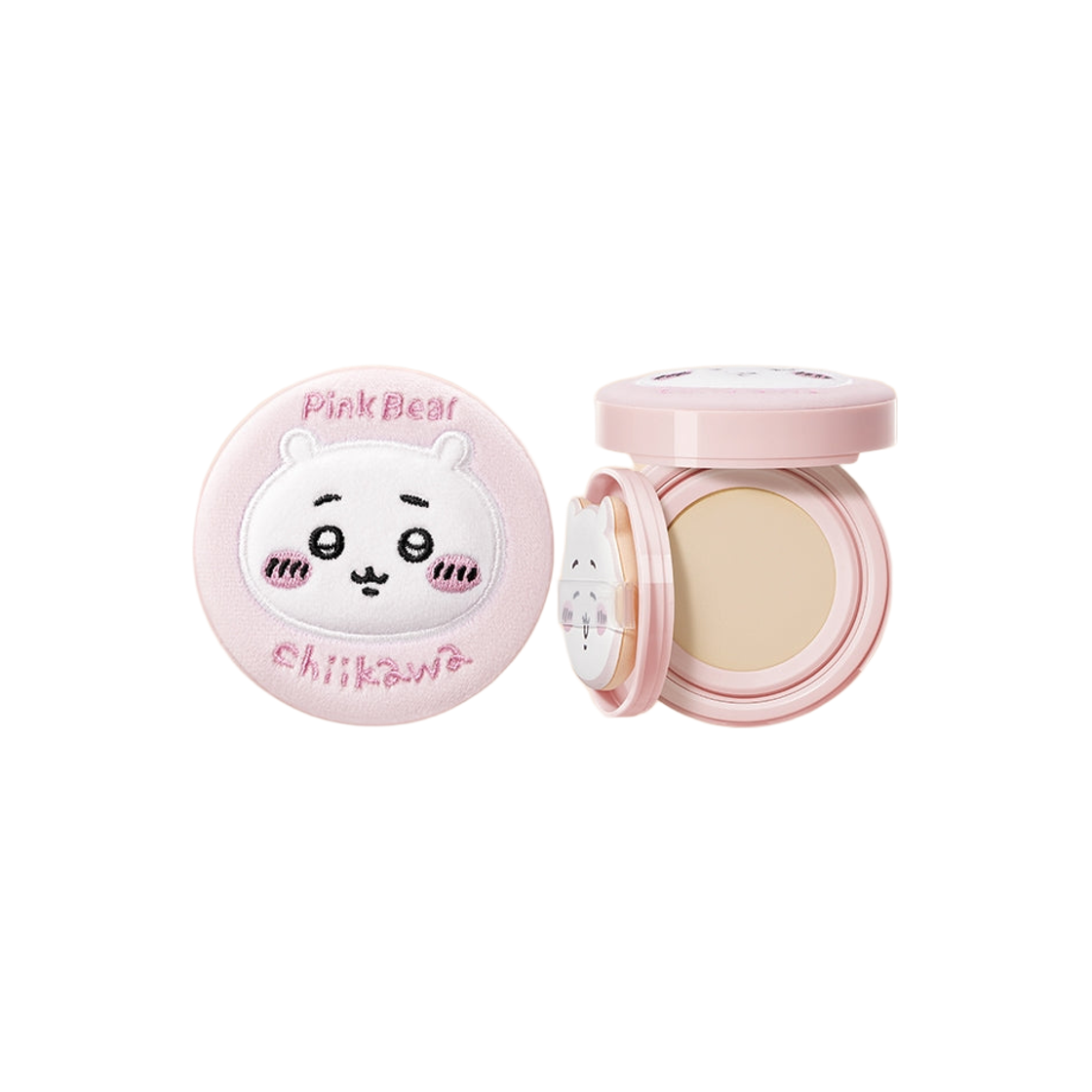 핑크 베어 x 치이카와 컨실러 에어 쿠션 파운데이션 치이카와 옐로우 W01(Pink Bear x Chikawa Concealer Air Cushion Foundation Chikawa Yellow W01)