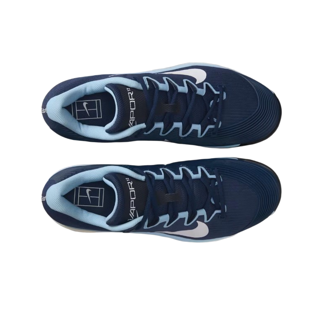 나이키 코트 에어 줌 베이퍼 12 HC 미드나잇 네이비 싸이킥 블루(Nike Court Air Zoom Vapor 12 HC Midnight Navy Psychic Blue) - 2