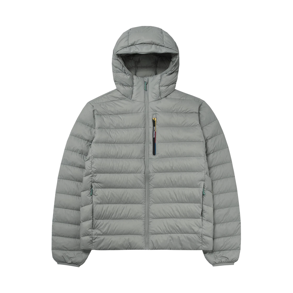 Salomon Salomon X-Fuse Hooded Down Jacket Light Gray · XL