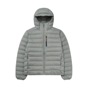 Salomon X-Fuse Hooded Down Jacket Light Gray
