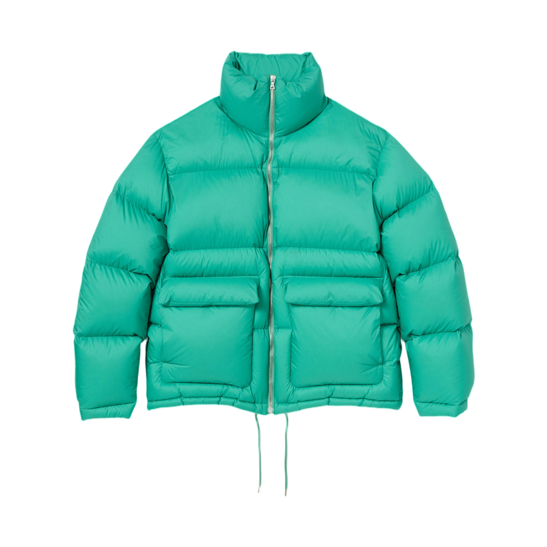 오라리 슈퍼 라이트 나일론 립스탑 다운 블루종 제이드 그린 - 25AW(Auralee Super Light Nylon Ripstop Down Blouson Jade Green - 25AW)