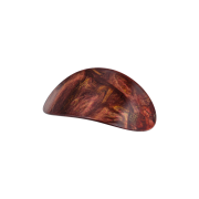 Byweekend Oval Marble Pin Brown