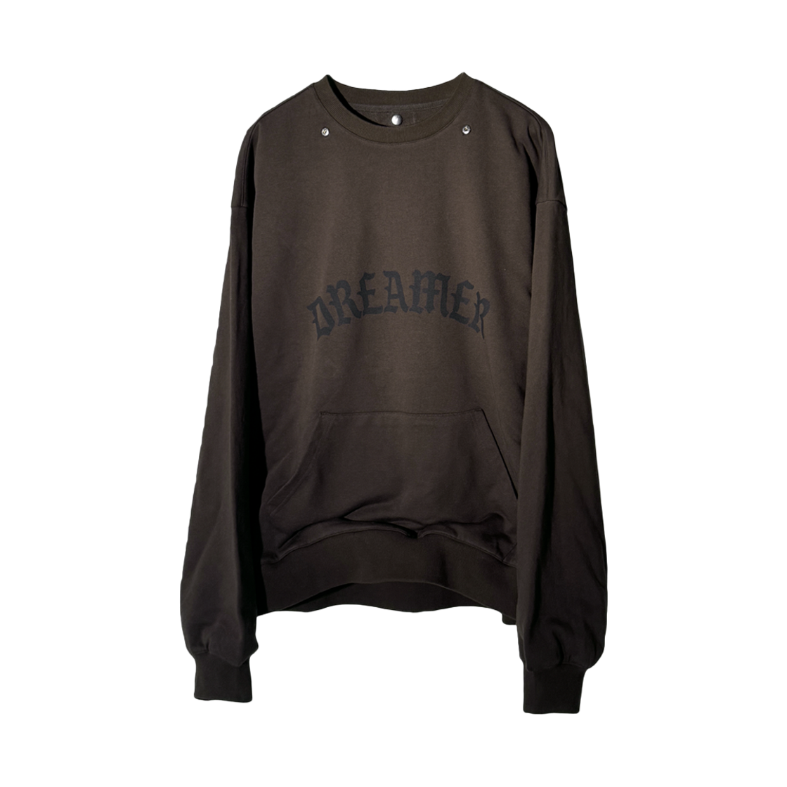 코드 드리머 스웻 셔츠 마룬 브라운(Cord Dreamer Sweat Shirt Maroon Brown)