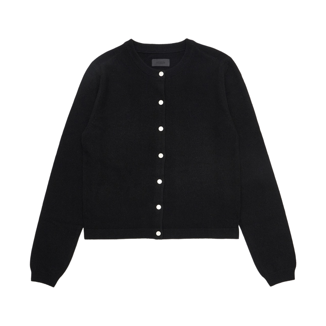 - Mudule Short Knit Cardigan Black