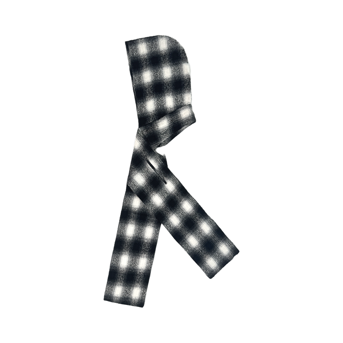 코드 디스커버드 키트 후드 머플러 부클 체크 블랙(Cord Discovered Kit Hood Muffle Boucle Check Black) - 3