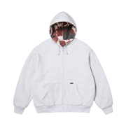 Supreme Reversible Work Zip Up Hooded Sweatshirt Ash Grey - 25FW