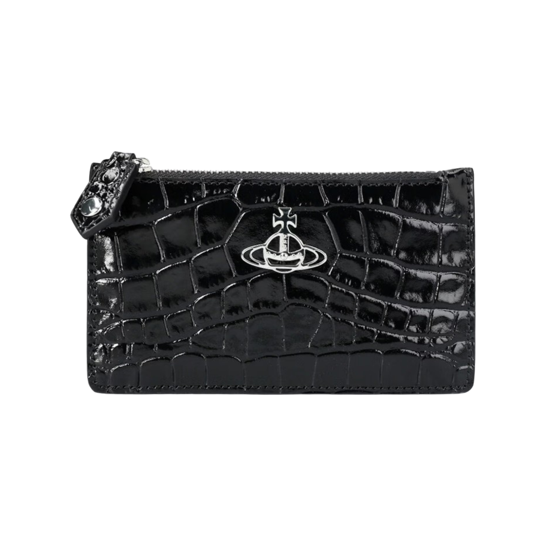 비비안 웨스트우드 슬림 롱 카드 홀더 블랙(Vivienne Westwood Slim Long Card Holder Black) - 1