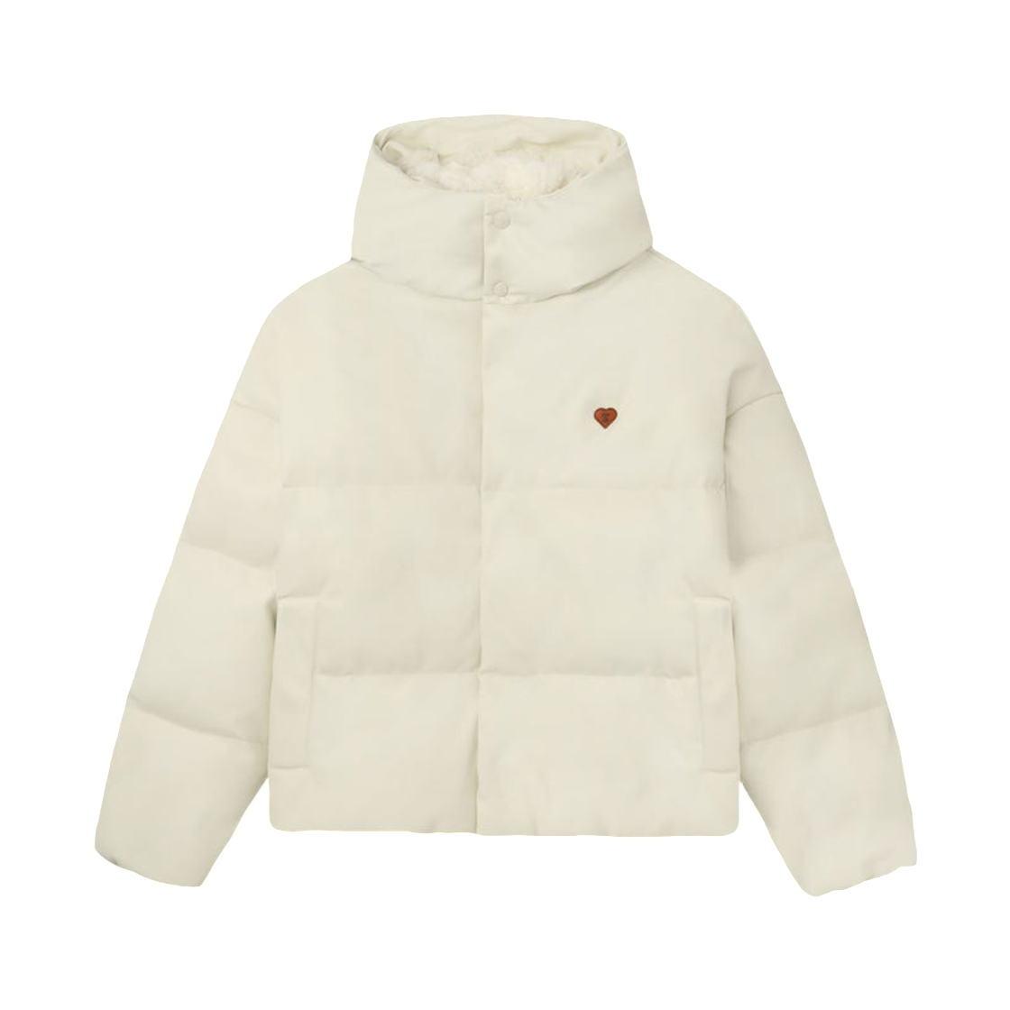 - (W) BAPE PU Down Jacket Ivory