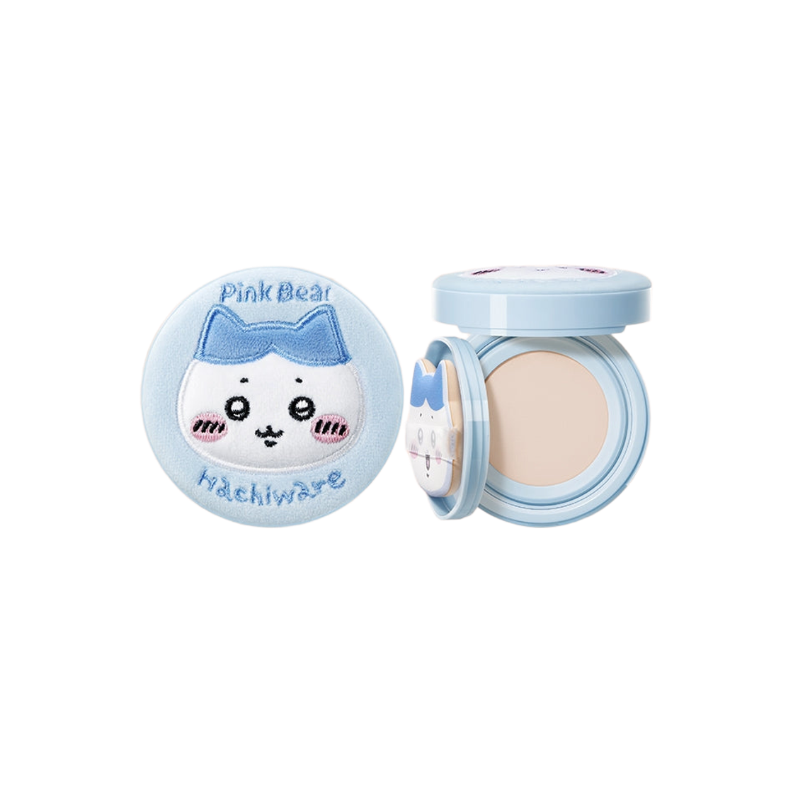 핑크 베어 x 치이카와 컨실러 에어 쿠션 파운데이션 하치와레 핑크 C01(Pink Bear x Chikawa Concealer Air Cushion Foundation Hachiware Pink C01)