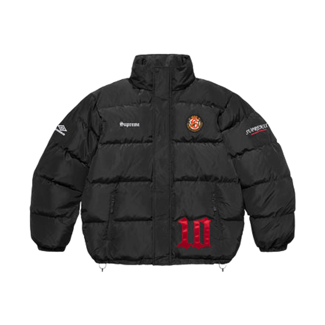 - Supreme x Umbro Down Puffer Jacket Black - 25FW