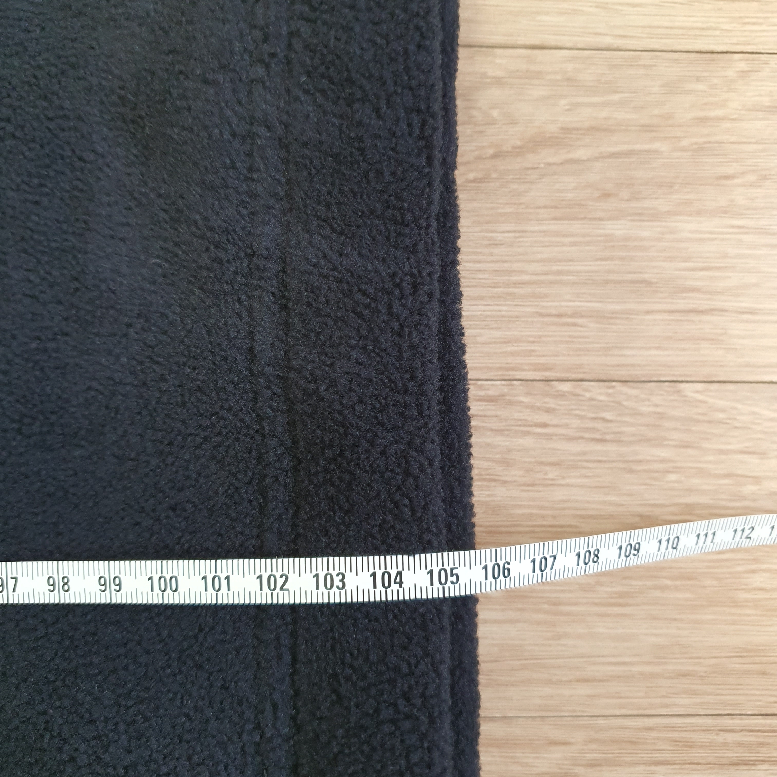 Uniqlo x Needles Fleece Wide Pants Black - KR 착용 스타일 - 3