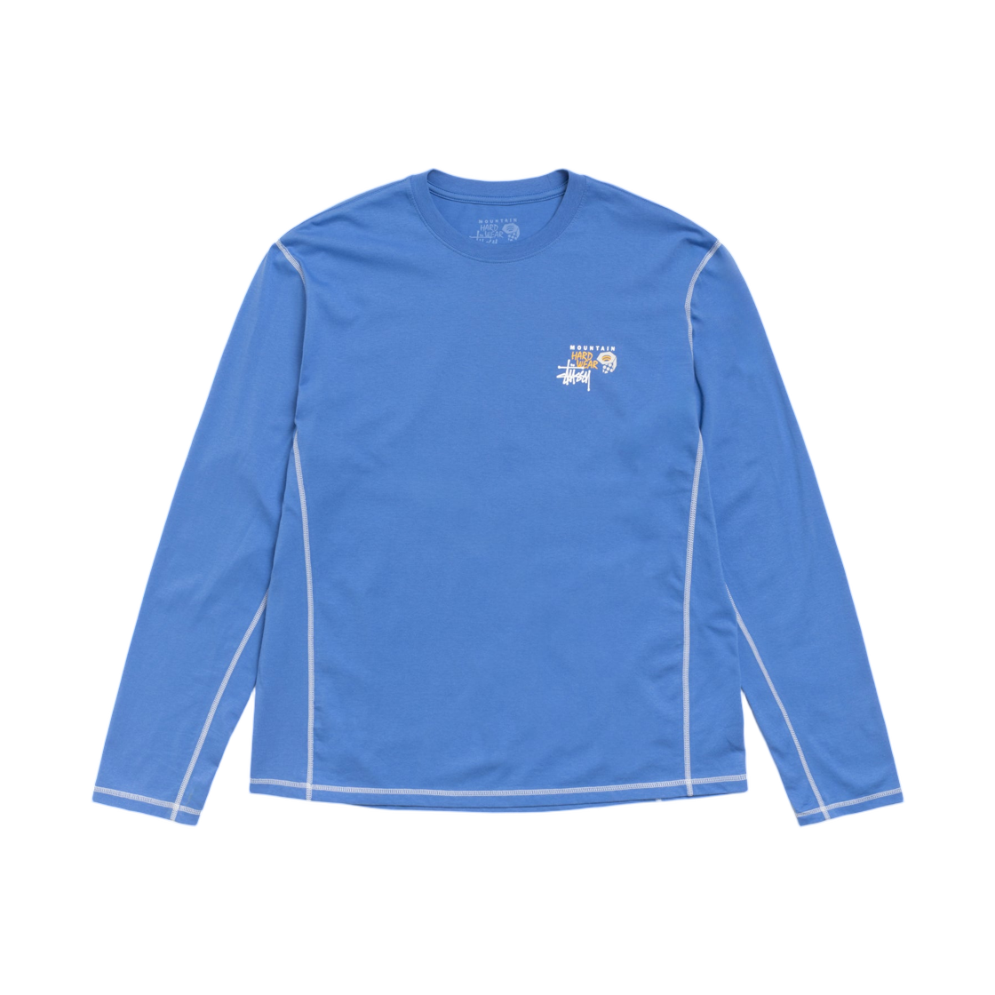 스투시 x 마운틴 하드웨어 롱슬리브 티셔츠 아틱 스카이