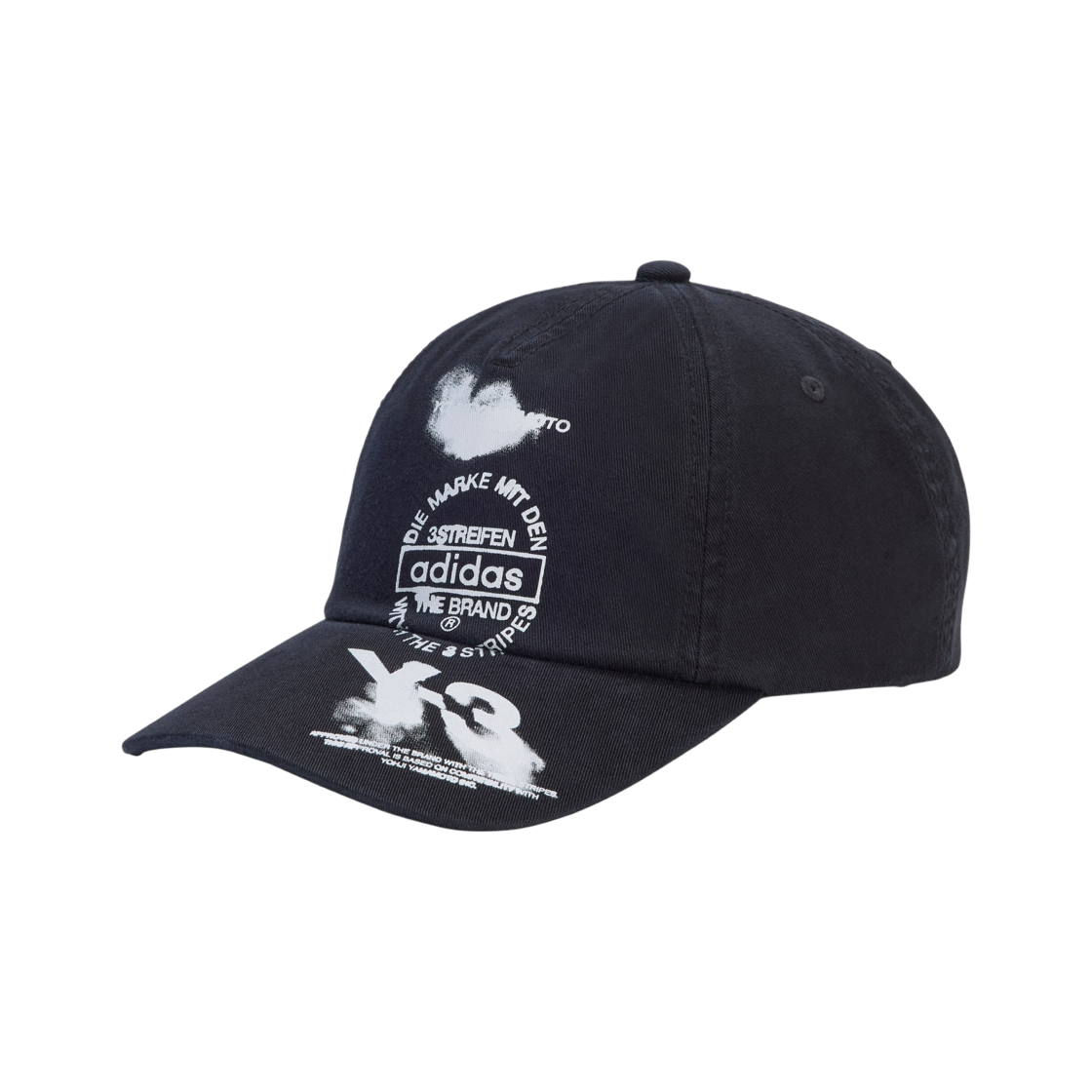 Y-3 5-패널 캡 블랙(Y-3 5-Panel Cap Black)