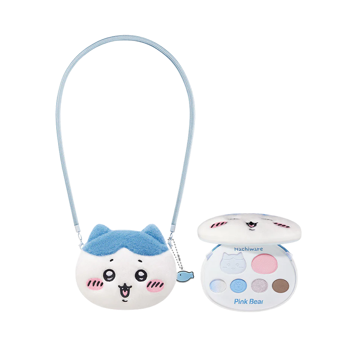 핑크 베어 x 치이카와 아이섀도우 하치와레 02 오션 파라다이스(Pink Bear x Chikawa Eyeshadow Palette Hachiware 02 Ocean Paradise)