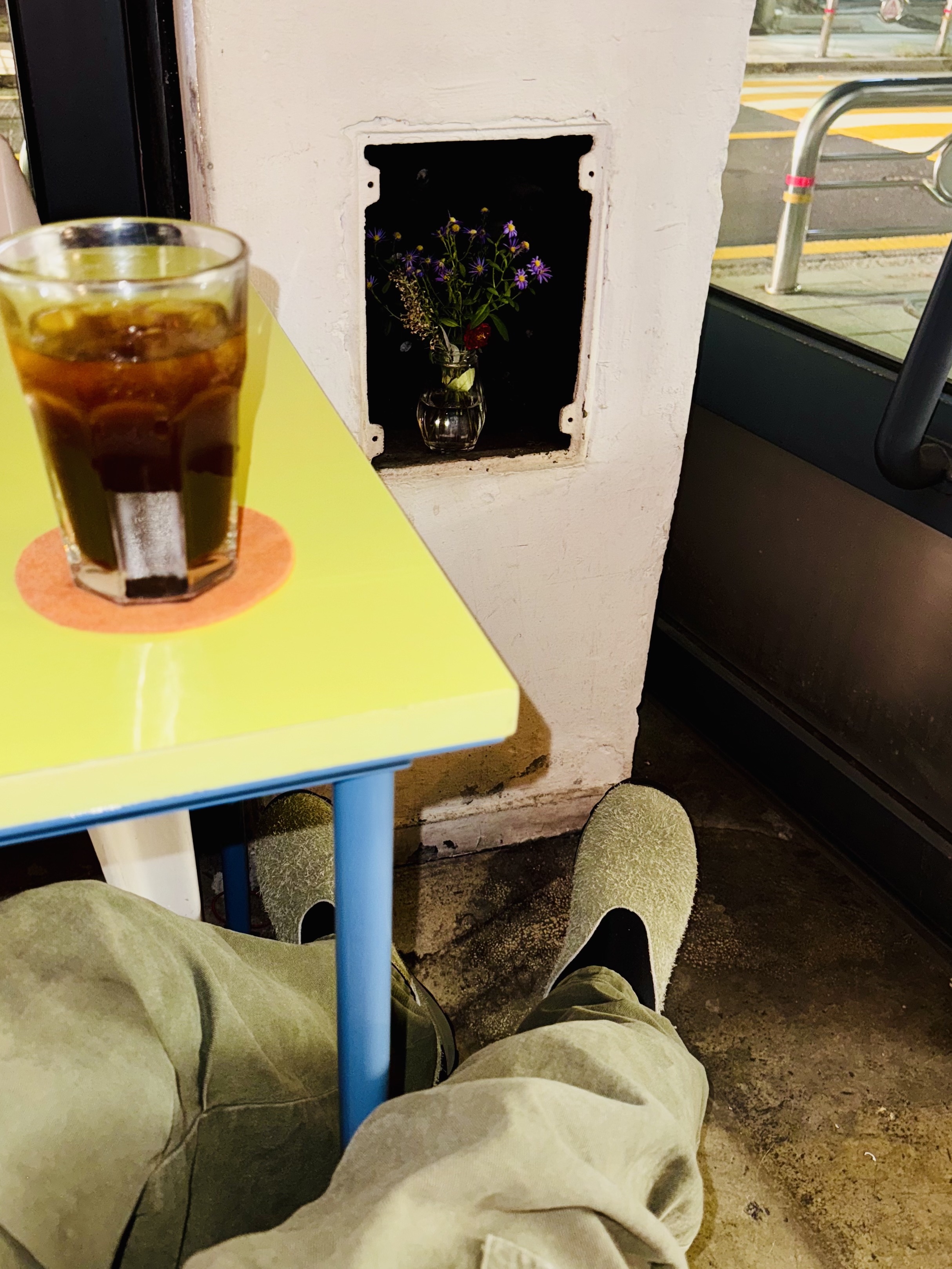 Nonnod Double Pocket Cargo Pants Vintage Khaki, Merrell Winter Moc 3 1TRL Herb 착용 스타일 - 6