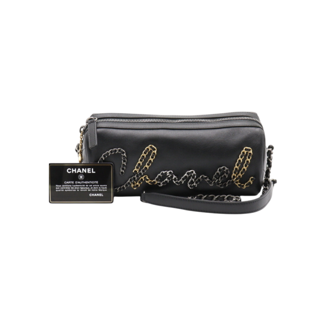 샤넬 블랙 레더 패치워크 숄더백 C-A35730 | Chanel Vintage | KREAM