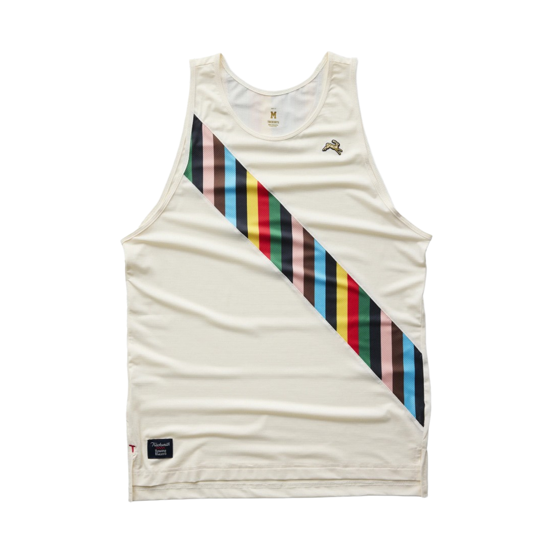 트랙스미스 x 로잉 블레이저 싱글렛 아이보리 멀티(Tracksmith x Rowing Blazers Singlet Ivory Multi)