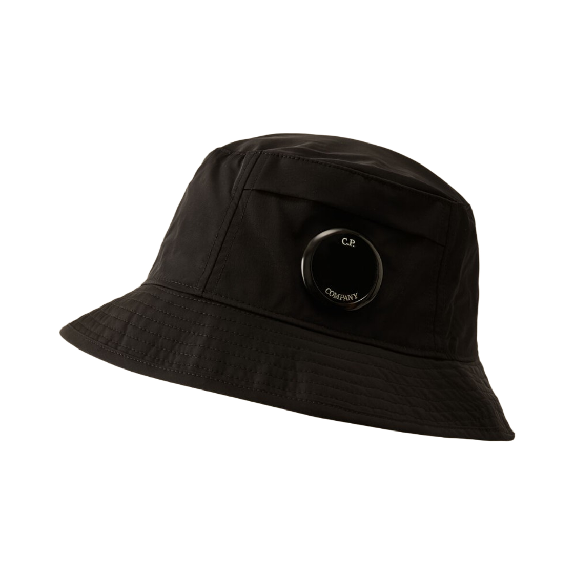 19CMAC118A005904A999 C.P. Company Chrome-R Bucket Hat Black - 25FW