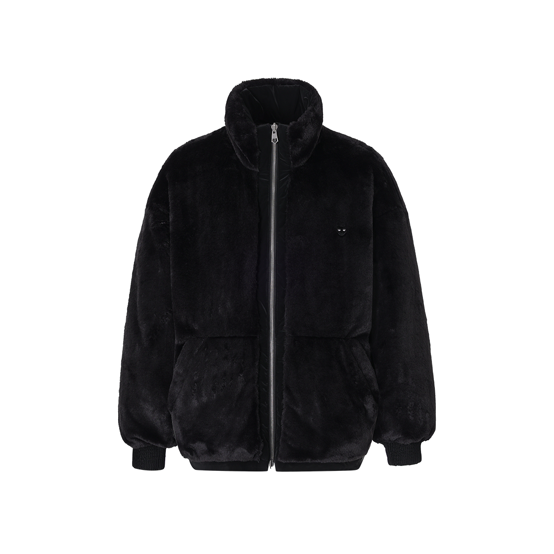 SH6JP810BK SONGZIO ZZERO Reversible Fur Jumper Black