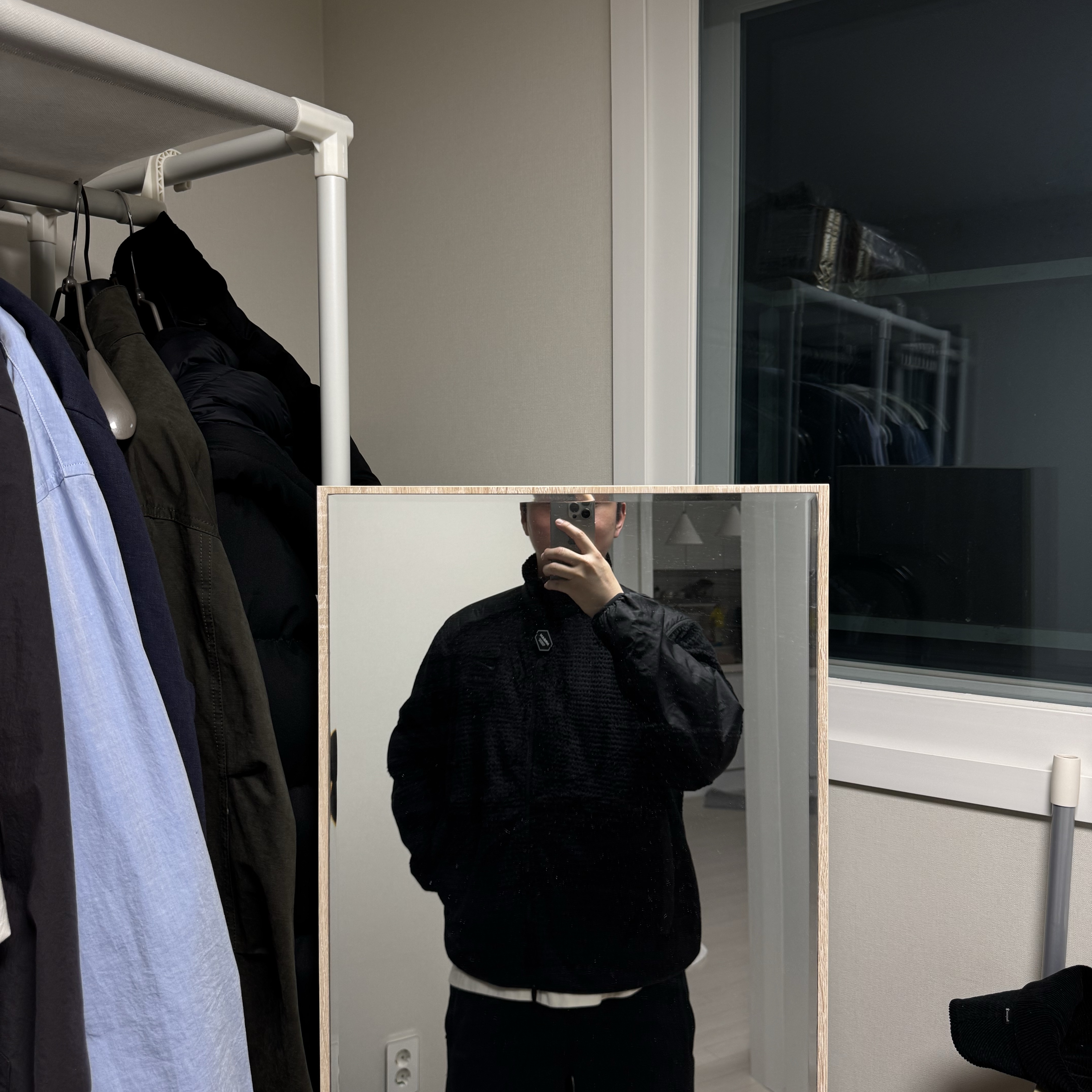 Nike x Stussy Full Zip Fleece Black (HQ8524-010) 착용 스타일