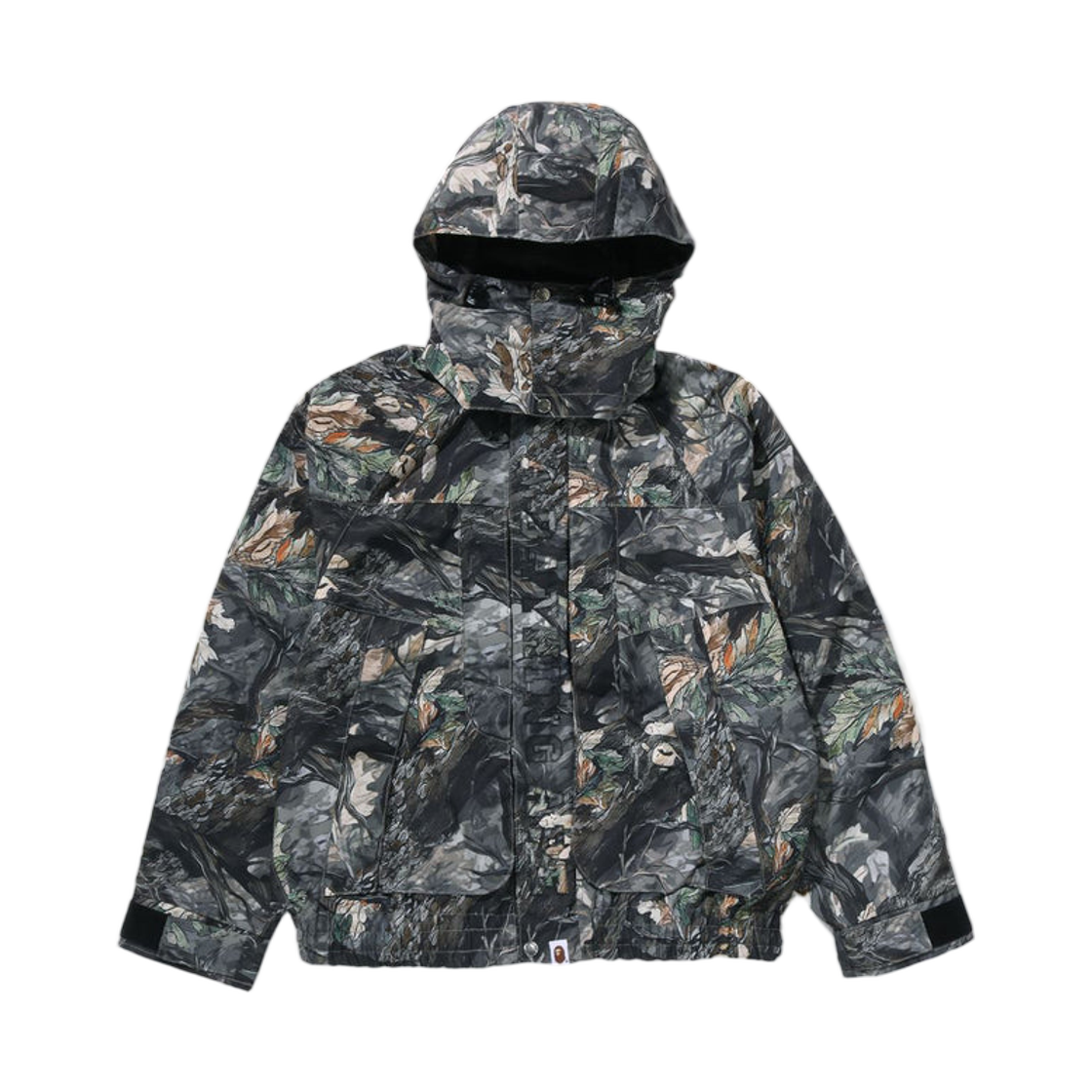 베이프 트리 엣지 카모 후드 스노우보드 자켓 브라운(BAPE Tree Edge Camo Hooded Snowboard Jacket Brown)