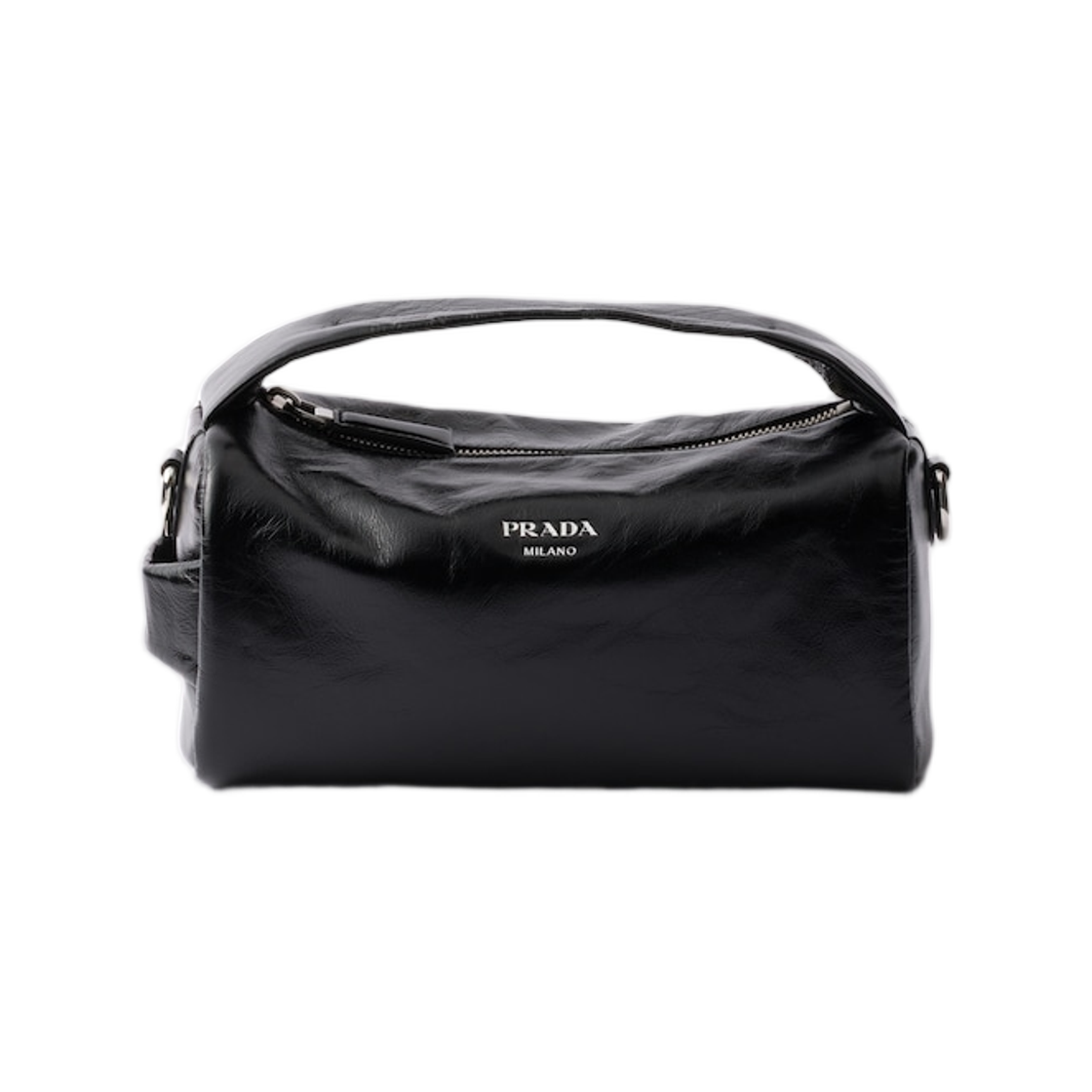 2VH188-2CYR-F0002 Prada Leather Shoulder Bag Black