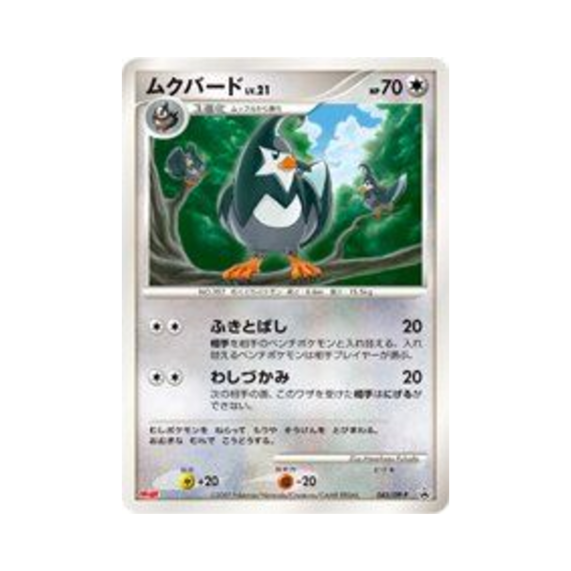 포켓몬 TCG 찌르버드 P 다이아몬드 & 펄 프로모카드 (일어판)(Pokemon TCG Staravia P Diamond & Pearl Promos (Japanese Ver.))