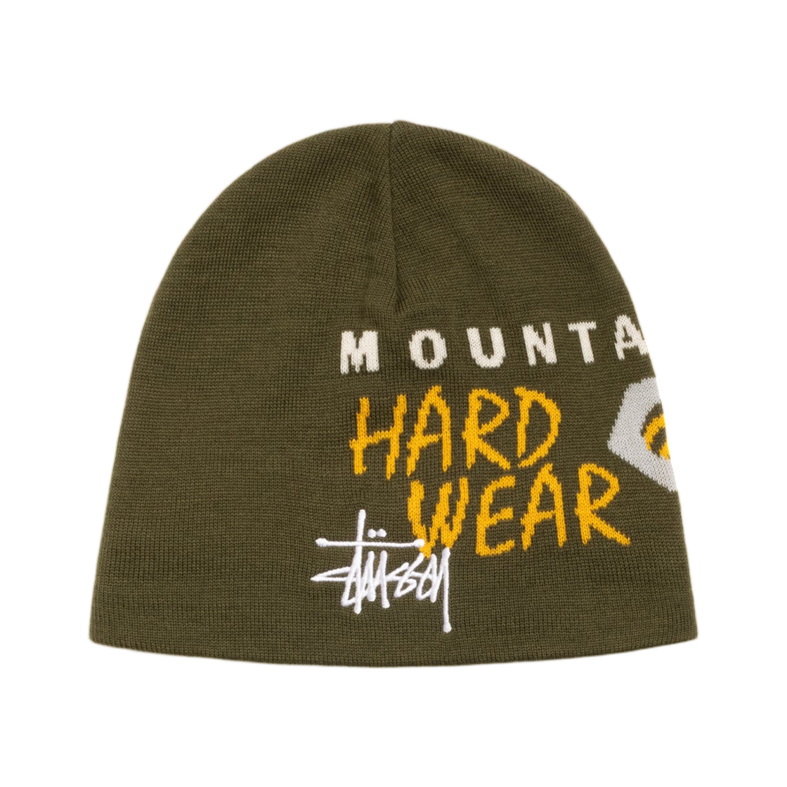 스투시 x 마운틴 하드웨어 실럼 돔 비니 다크 아미(Stussy x Mountain Hardwear Caelum Dome Beanie Dark Army)