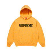 Supreme Stars Studded Hooded Sweatshirt Dusty Gold - 25FW