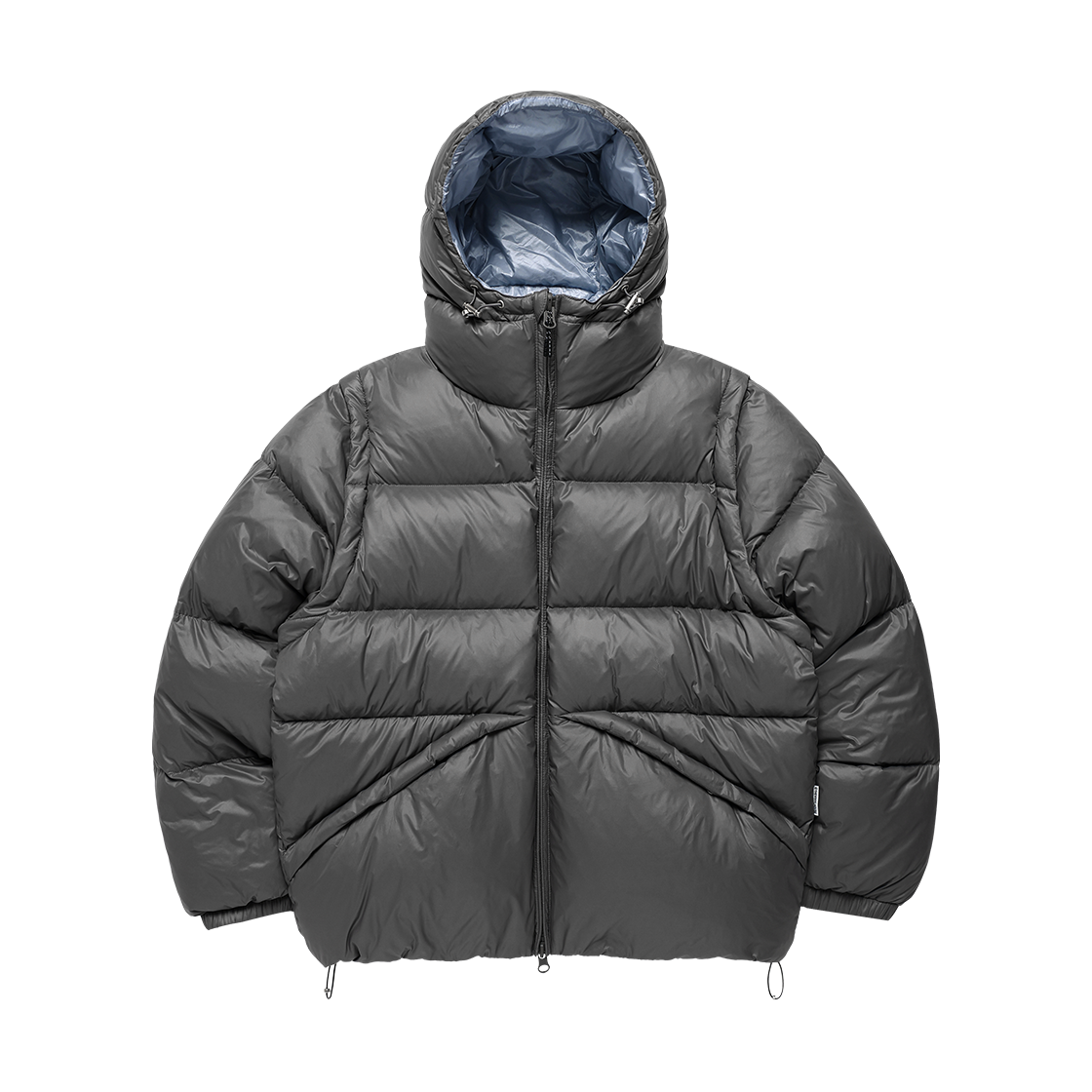 더바이닐하우스 리버시블 패디드 자켓 그레이(Thevinylhouse Reversible Padded Jacket Grey)