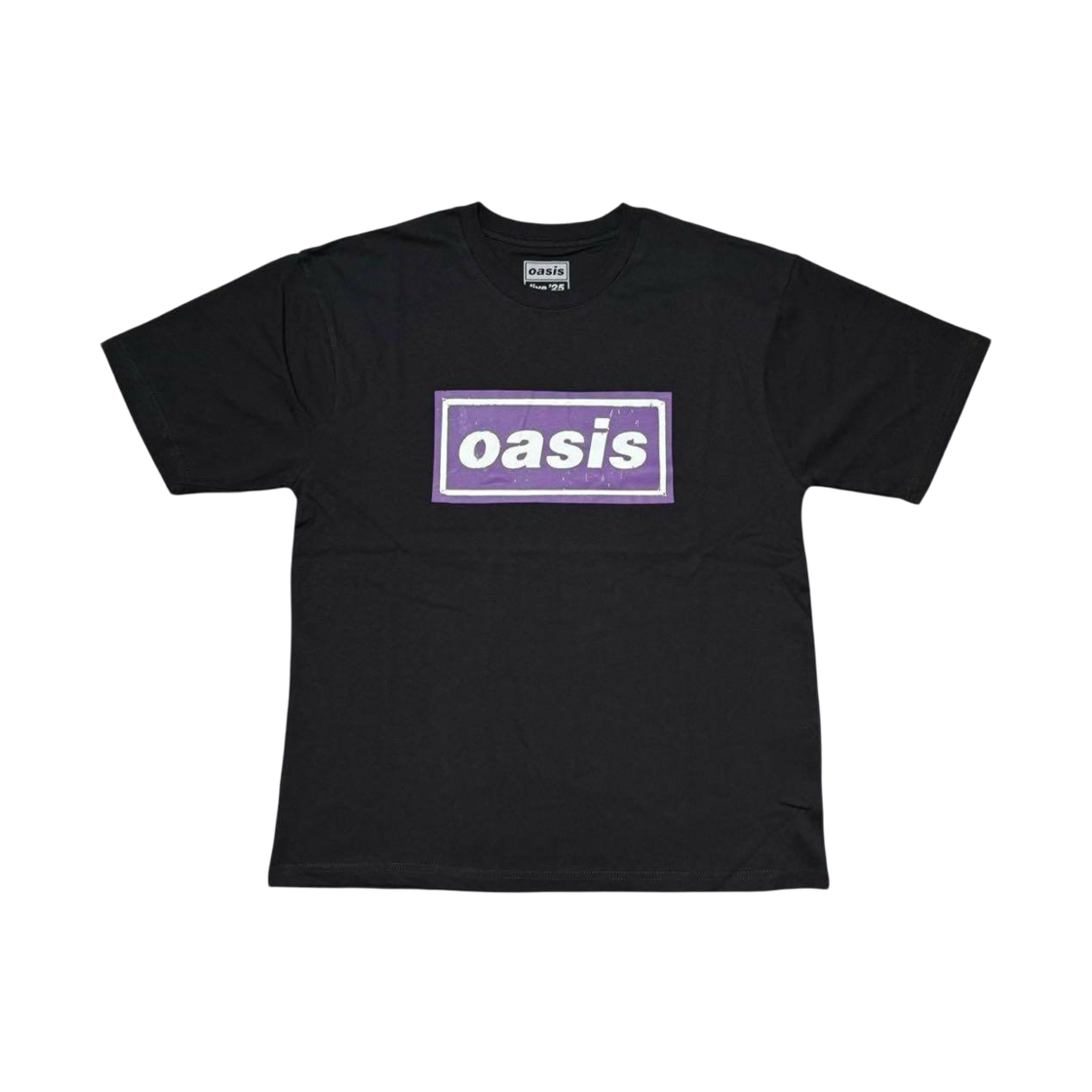 오아시스 도쿄 돔 티셔츠 블랙(Oasis Tokyo Dome T-Shirt Black)