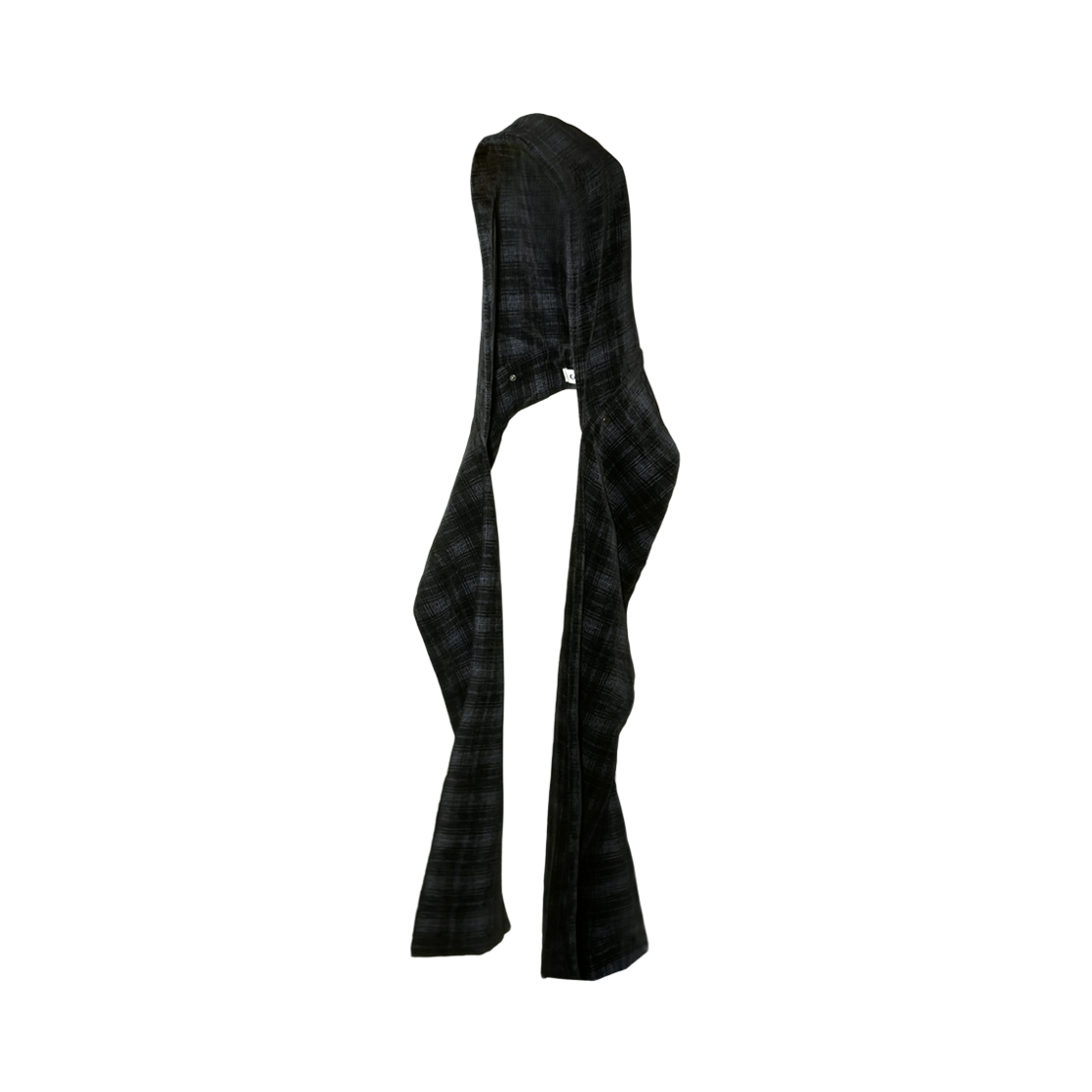 코드 디스커버드 키트 후드 머플러 오버체크 블랙(Cord Discovered Kit Hood Muffle Over Check Black)