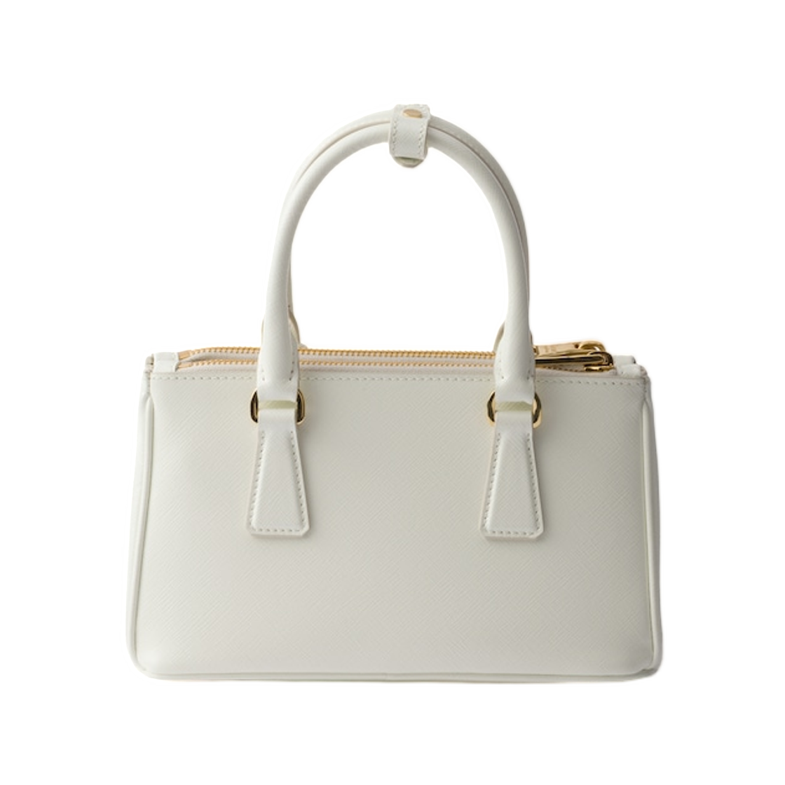 프라다 갤러리아 페이턴트 사피아노 레더 미니백 화이트(Prada Galleria Patent Saffiano Leather Mini-Bag White) - 2