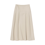 (W) Auralee Light Melton Skirt Cream Beige - 25AW