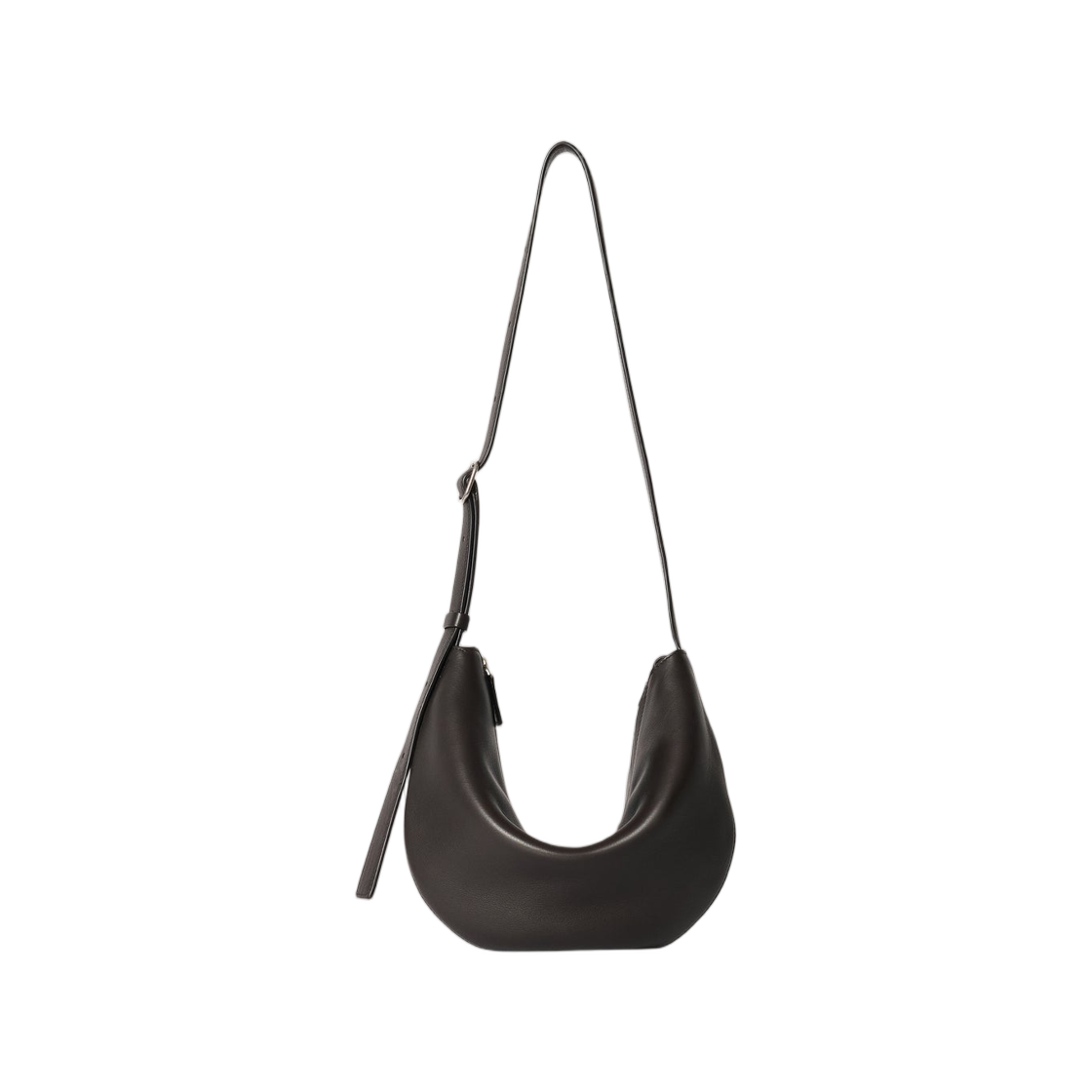 W1854L628DBAS The Row Jouvette Bag in Leather Dark Brown
