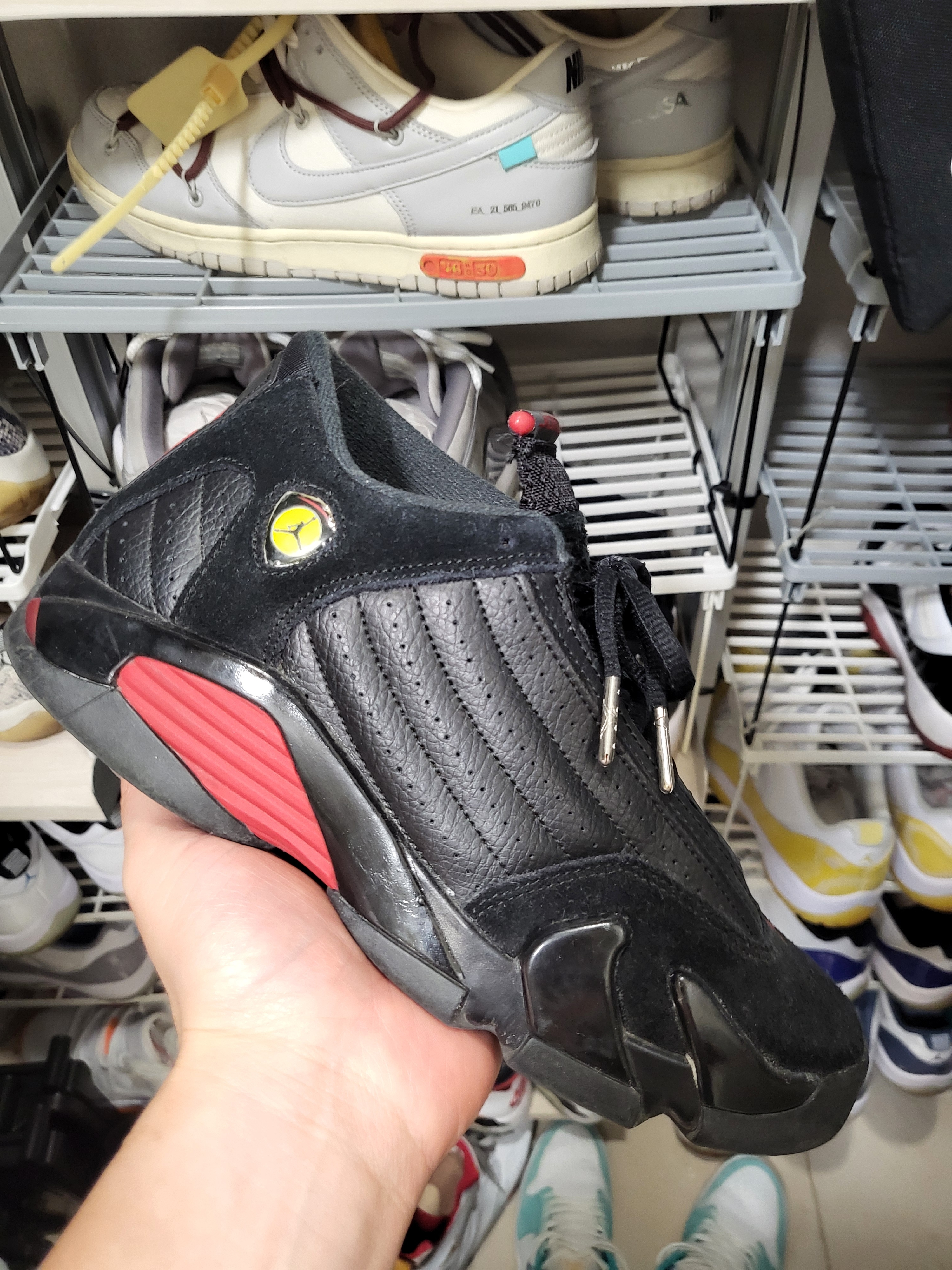 Jordan 14 Retro Last Shot 2018 착용 스타일 - 1
